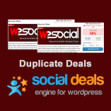 Duplicate Deals Extension for the Social Deals Engine